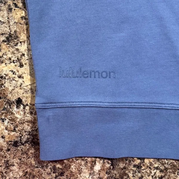 Lululemon Perfectly Oversized Crew Sweatshirt Athleisure Blue Water Drop 8 Cozy - Image 4