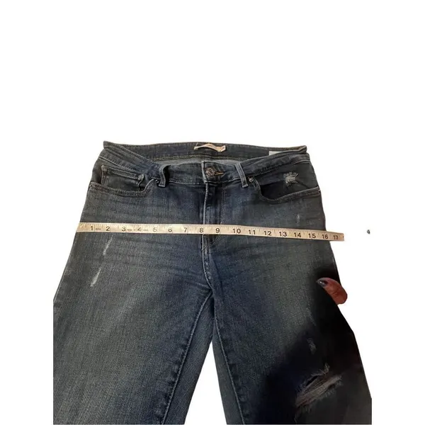 Levi 711 distressed Skinny Jeans Sz 29/29 - Image 6