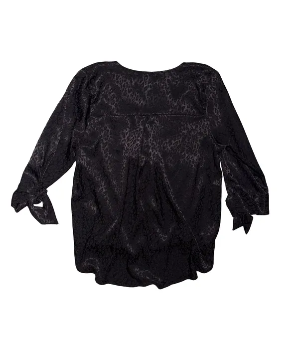 West Kei Allan Surplice Tie Sleeve High-Low Blouse - Image 9