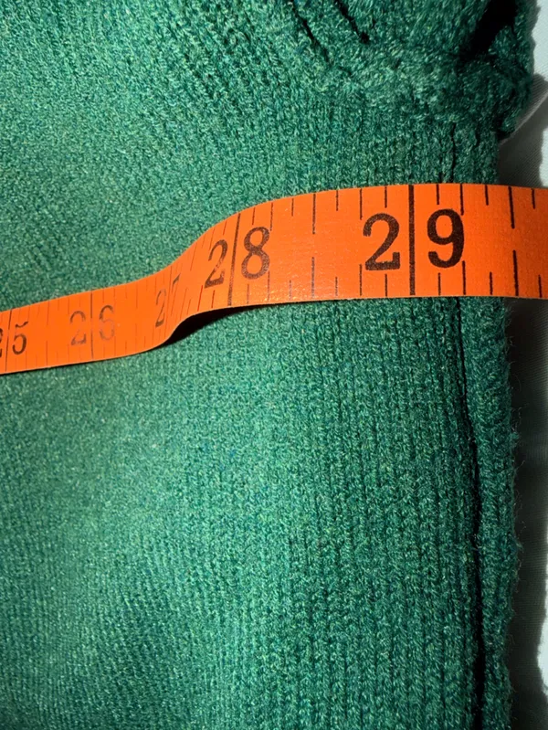 Free People Orion A-line Green V-neck Tunic Sweater - Image 6