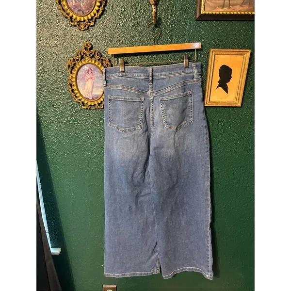 Banana Republic High Rise Wide Leg Jeans Sz 29/8 Blue - Image 2