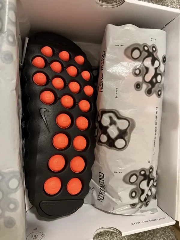 Nike Mind Science Department Sandals Black Orange - Image 5