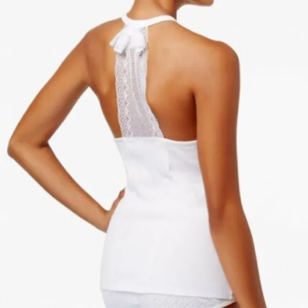 NWT Betsey‎ Johnson Bride Lace T-Back Tank Top - Image 2