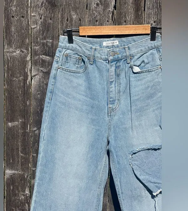 12th Tribe Brooklyn Slash Boyfriend Jeans NWT - Image 6