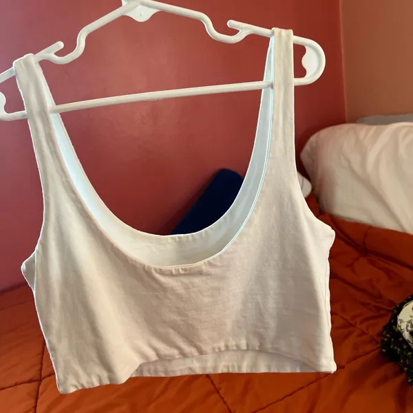 White Crop Top Cotton On Tank - Image 5