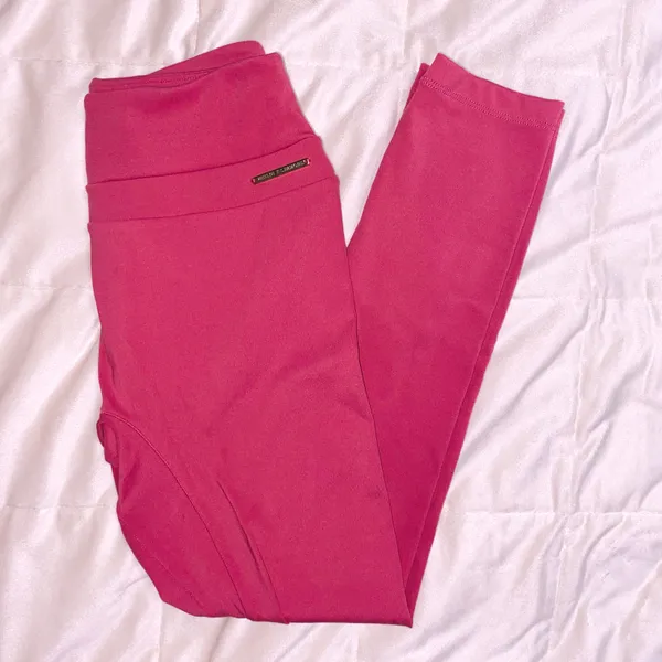Gymshark Whitney Simmons V1 Hot Fire Pink Leggings - Image 3