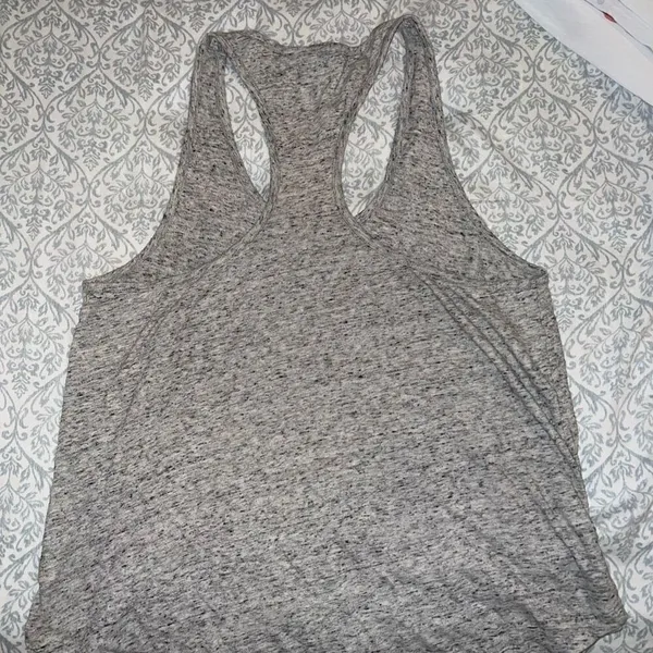 Victoria’s Secret PINK heather grey gym tank top size L - Image 2