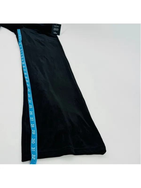 NWT Lulus Black Velvet Moody at Midnight Strapless Notched Jumpsuit XS - Image 6