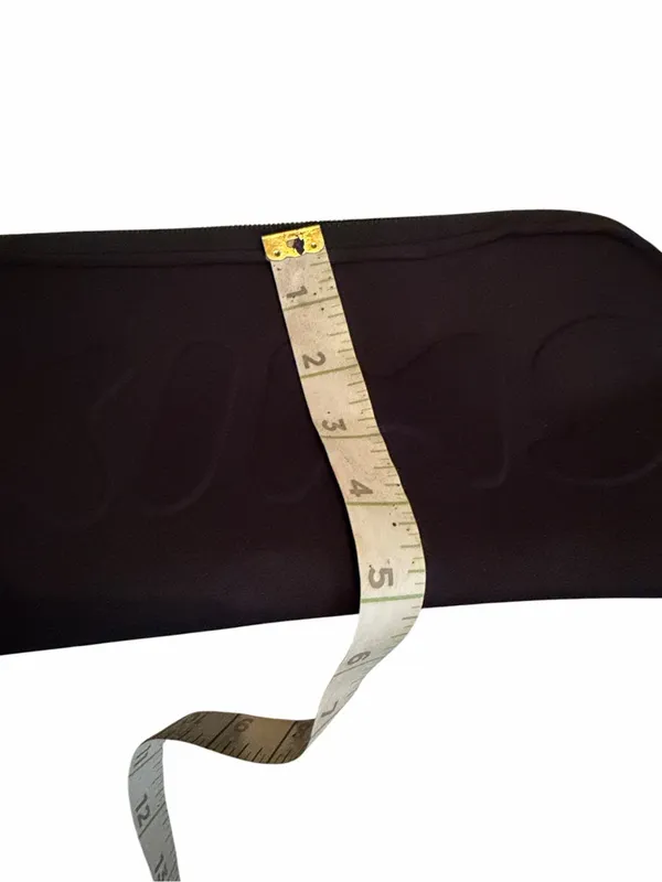 SKIMS Black Neoprene Logo Pouch - Image 4