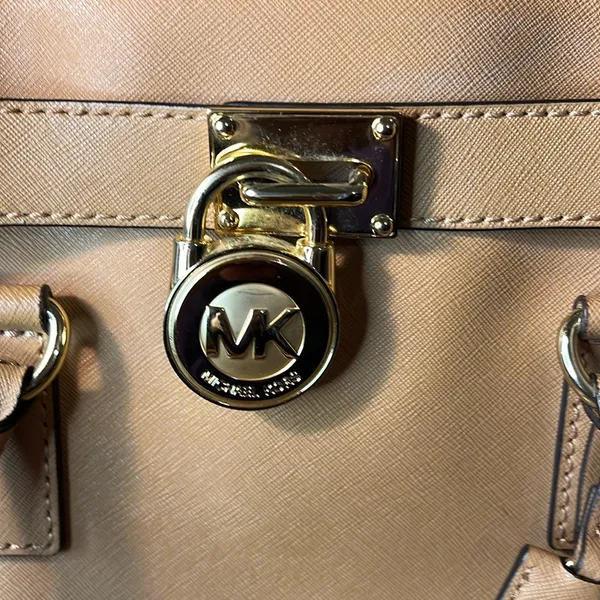 Michael Kors Tan Satchel with Gold Hardware. - Image 2
