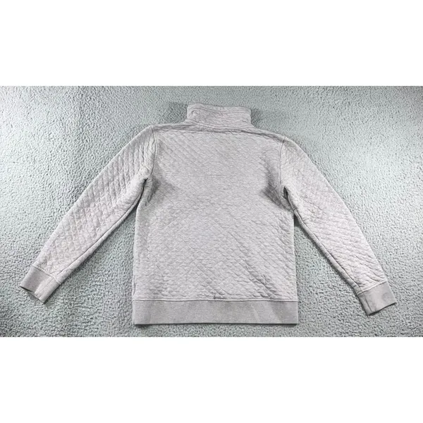 Patagonia Quilted Snap-T‎ Pullover Women S Gray Organic Cotton Layering Outdoor - Image 3