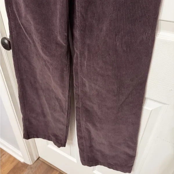 Aritzia x TNA chunky brown straight leg corduroy pants‎ size 0 - Image 3