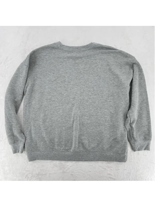 Taylor Swift Sweatshirt So Long London Postcard Gray Crewneck Originality Medium - Image 3