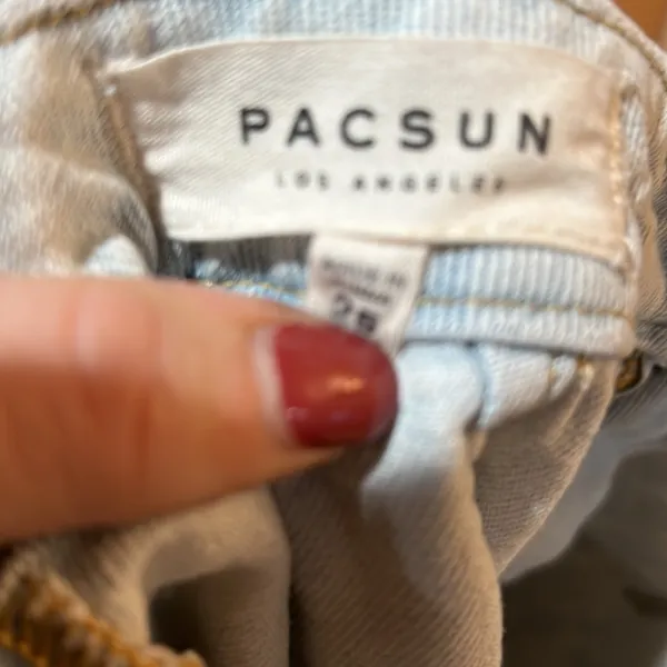 Pacsun blue denim short skirt Available - Image 4