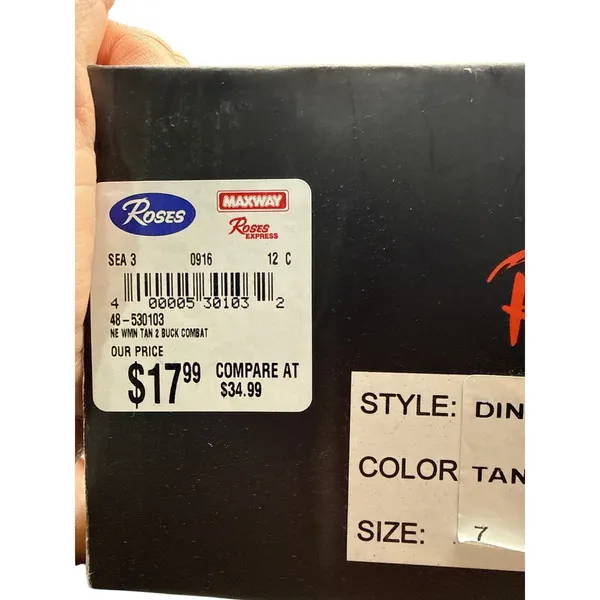 Red Circle Mid Calf combat boots‎ Women's Size 7 - Image 11