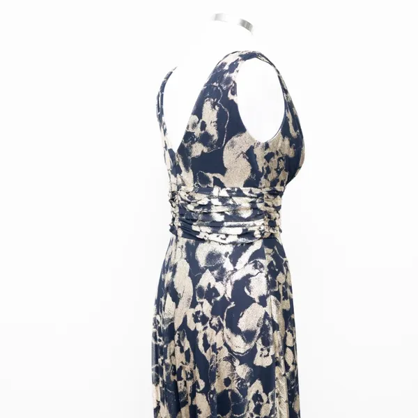 Betsy & Adam - Foil Print Sleeveless Mesh Gown‎ - Image 14