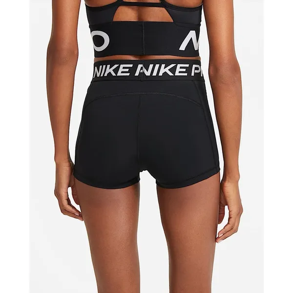 Nike Pro Womens Dri-Fit Black Performance Shorts Size Medium - Image 2