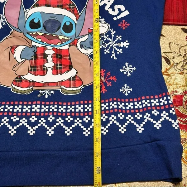 Disney Stitchmas Christmas Sweatshirt M - Image 5
