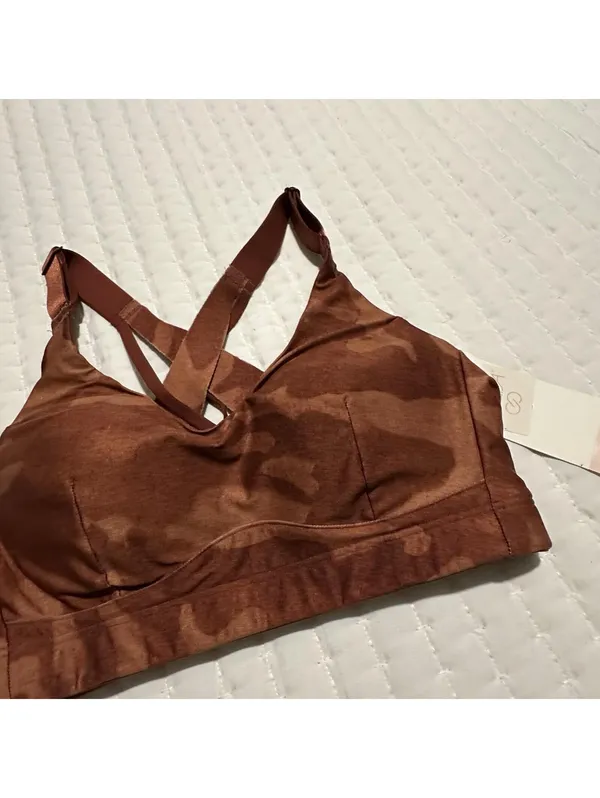 Calia Sports Bra XS Brown Camo Camouflage Women’s NWT - Image 3
