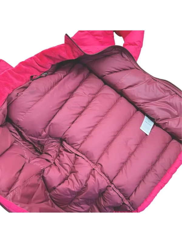 Mountain Hardwear Pink Puffer Jacket Duck Down Full Zip Winter Coat Medium - Image 7