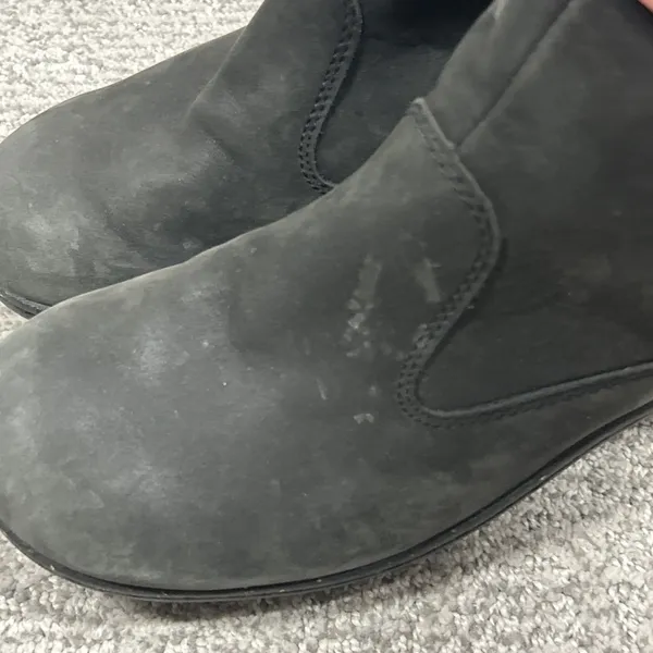 Keen Akita Ankle Boots Womens 8 Slate Gray Wedge Leather Snap Closure - Image 3