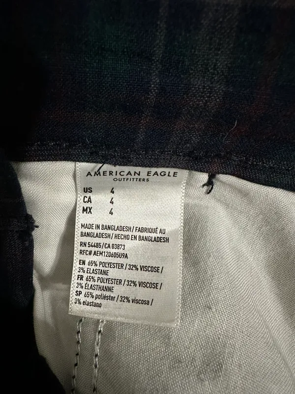 American Eagle Plaid Shorts - Image 5