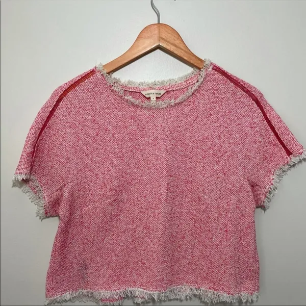 Rebecca Taylor Summer Stretch Tweed Top - Image 2