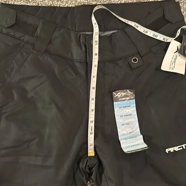 NWT Arctic Women’s Black Ski or Snow Pants Sz L - Image 6