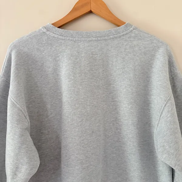 Aritzia Tna Sweatshirt CozyAF Fleece 2 Heather Grey Oversized Crewneck Pullover - Image 4