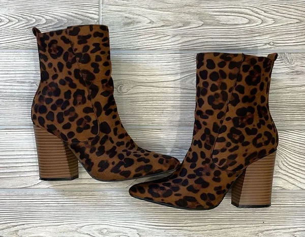 Beast Fashion Leopard Print Suede
High Top Boot - Image 4