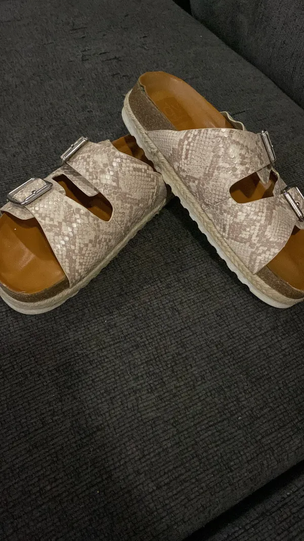 Buckle Chunk Sandals Size 7.5 - Image 2