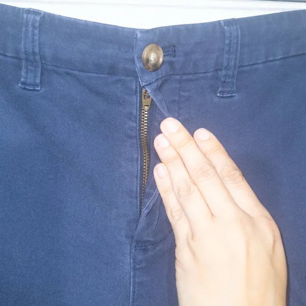 J. Crew Navy Blue High-Rise Girlfriend Chino Pants Size 4 - Image 3
