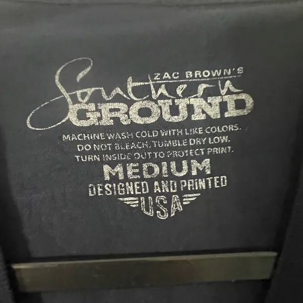 Zac Brown Band Navy Blue T-Shirt - Image 3