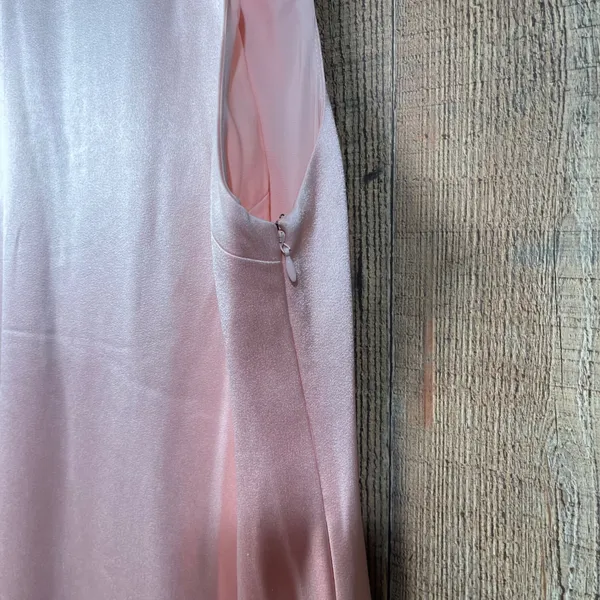 Alice + Olivia Lita Pink Cowl Back Shift Mini Dress Large Homecoming Cocktail - Image 4