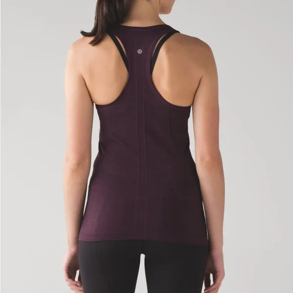 💜Lululemon Swiftly Tech Dark Purple Plum Racer Tank Top - Image 2