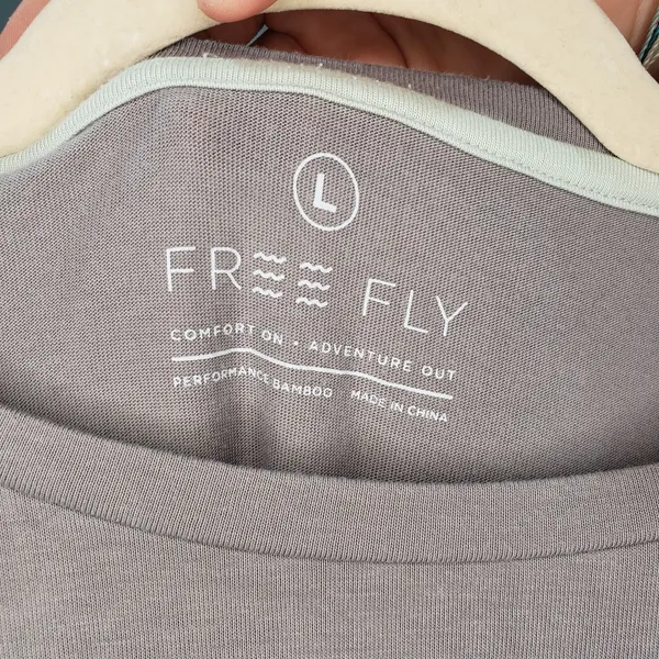 Free Fly Bamboo Lightweight Long Sleeve Gray Size L - Image 3