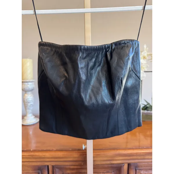 Generation Love Jacqueline Vegan Leather Bustier Black S NWT - Image 5