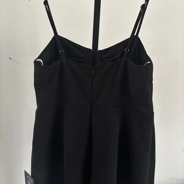 Lulus Romantic Existence Black Column Maxi Dress Size L - Image 4