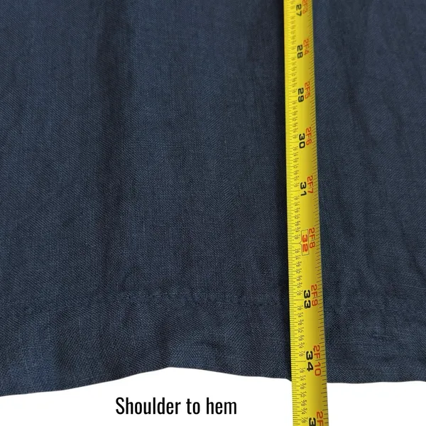 Unbranded‎ 100% Linen Made In Italy Tie Neck A-Line Dress Resort Travel Luxury S - Image 10