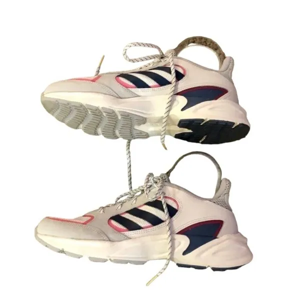 Adidas Running Shoes Womens 8.5 Used Cloudfoam 90s Valasion - Image 5