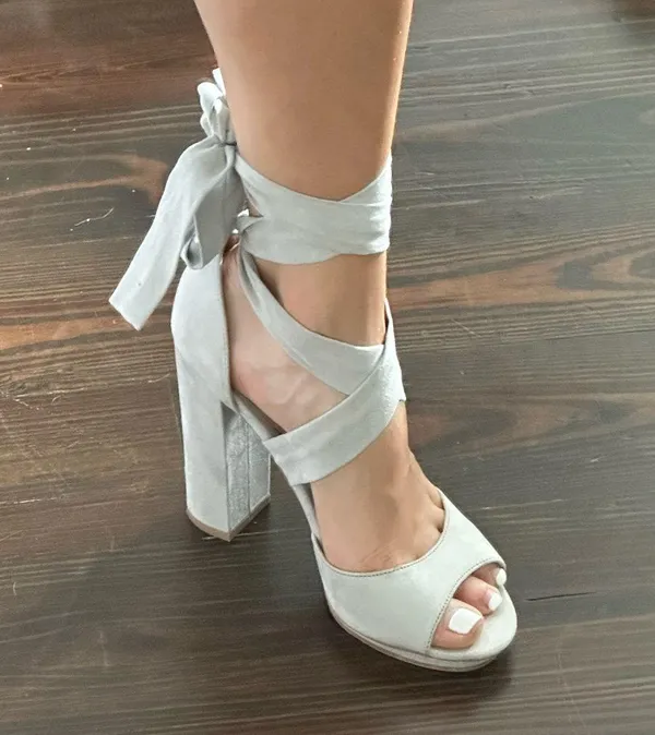 Heels Lulus Ankle Strap Suede - Image 8