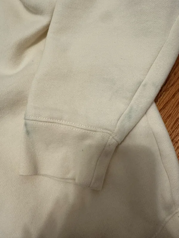 Beige Happiness Project Sweatshirt White Size M - Image 3