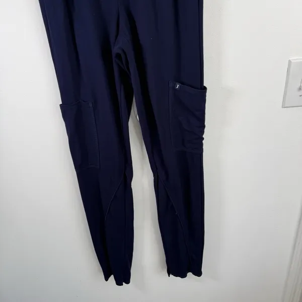 Jaanuu Princess‎ Seams V-Neck Scrub Top Cesi Slim Leg Navy Blue READ Women XL/LT - Image 10