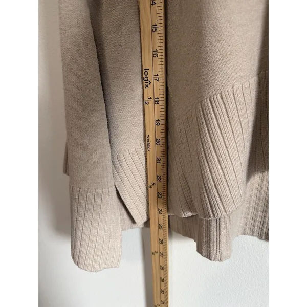 Free People Cream Tunic Sweater Size XS Oversized Orion A-Line - Image 10