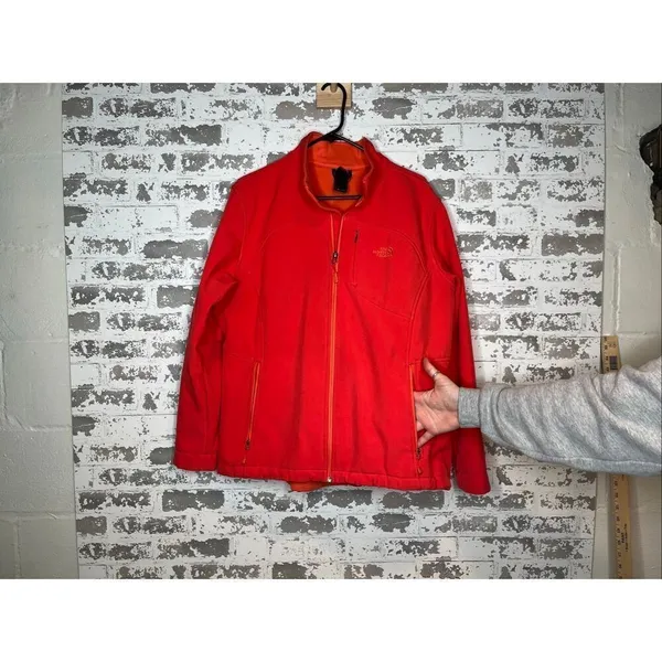 The North Face | women bright coral pink zip up jacket - Image 7