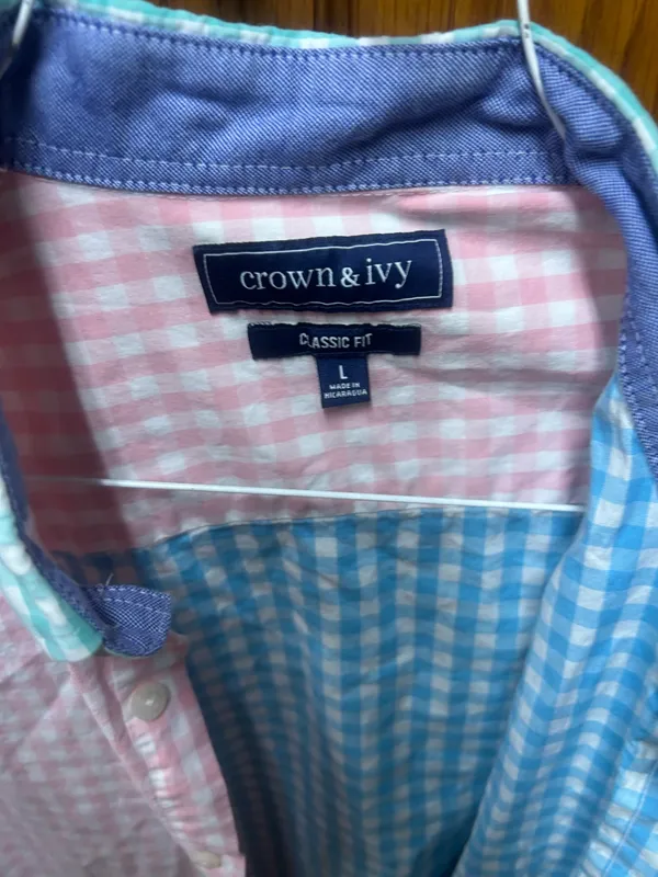 Crown & Ivy men’s large button down - Image 3