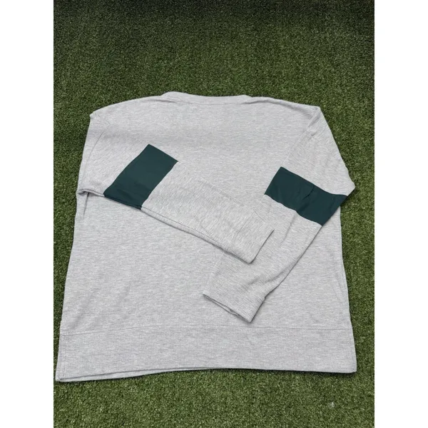 Captivating Waffle XXL Michigan State Spartans Long Sleeve‎ Jersey Style Gray - Image 6