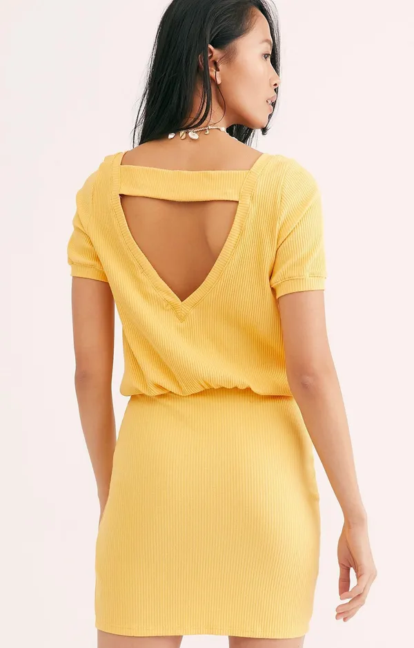 Beach Happy Hour Mini Ribbed Dress - Image 2