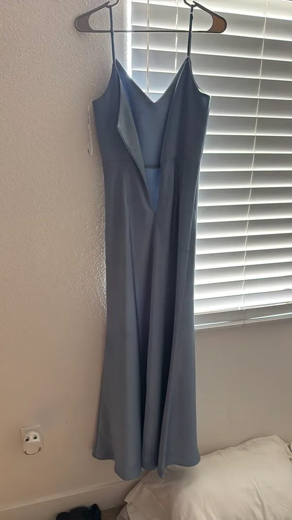 M Birdy Grey Dress Dusty Blue Jay - Image 3