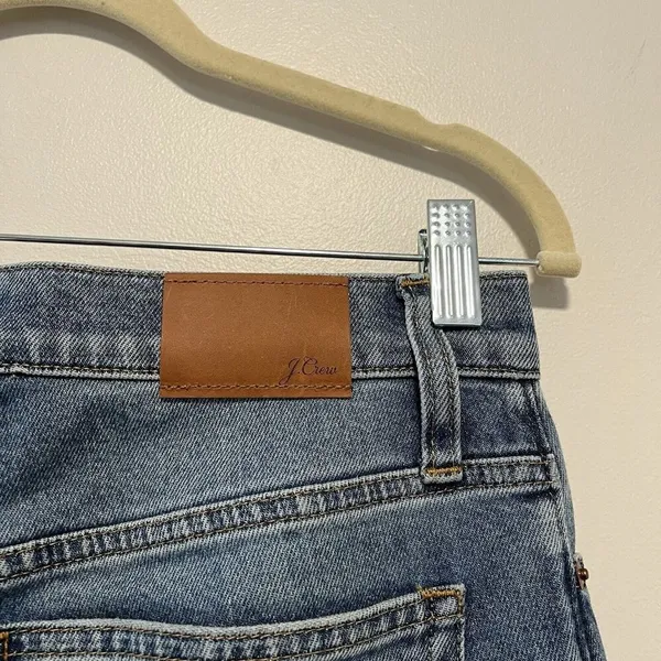 J. Crew Demi Boot Crop Distressed Jeans in Christy Wash Size‎ 27 - Image 5